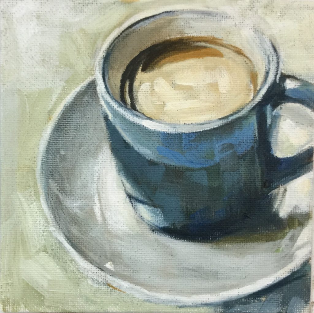 What is the purpose of painting a still life - Morning Coffee